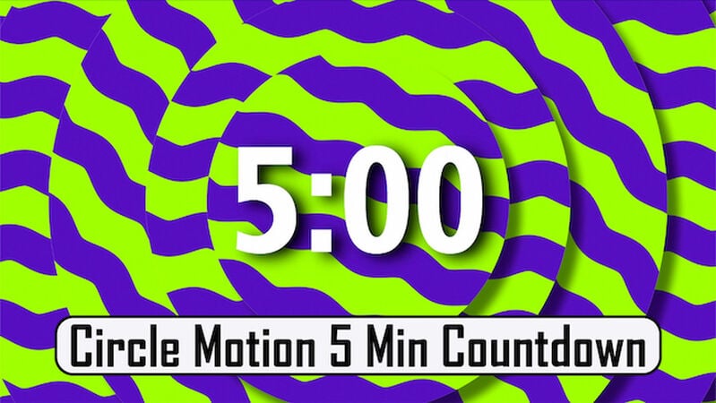 Circle Motion 5 Minute Countdown Timer